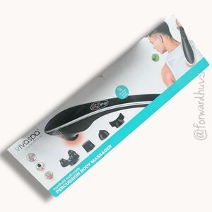 VivaSpa Body Massager Handheld Multi-Node LCD Heat New in Box